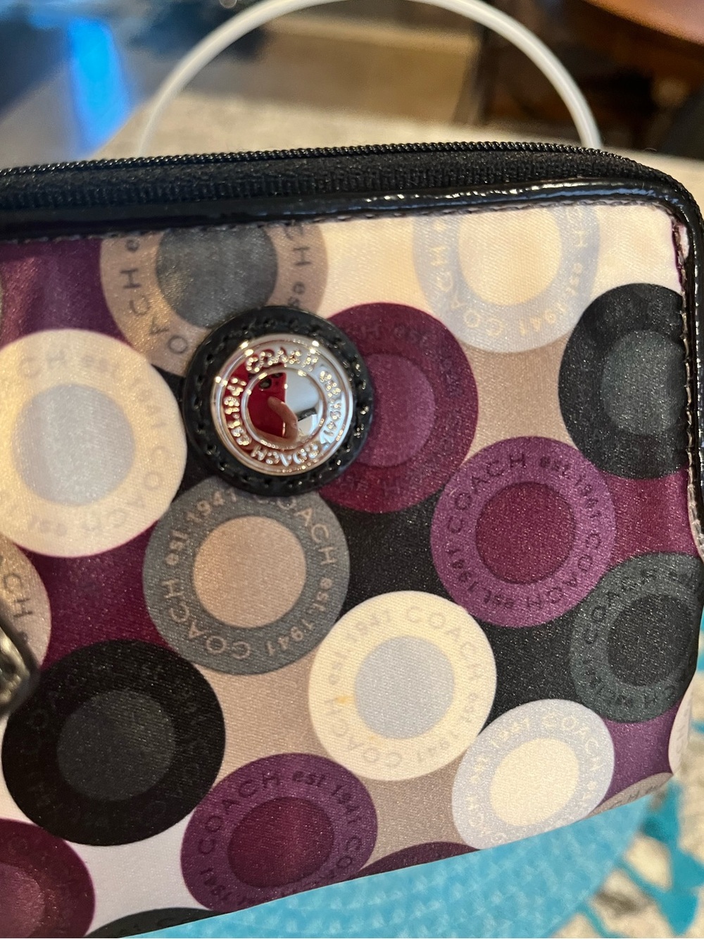 Coach Op Art Small Wallet - Picture 10 of 11